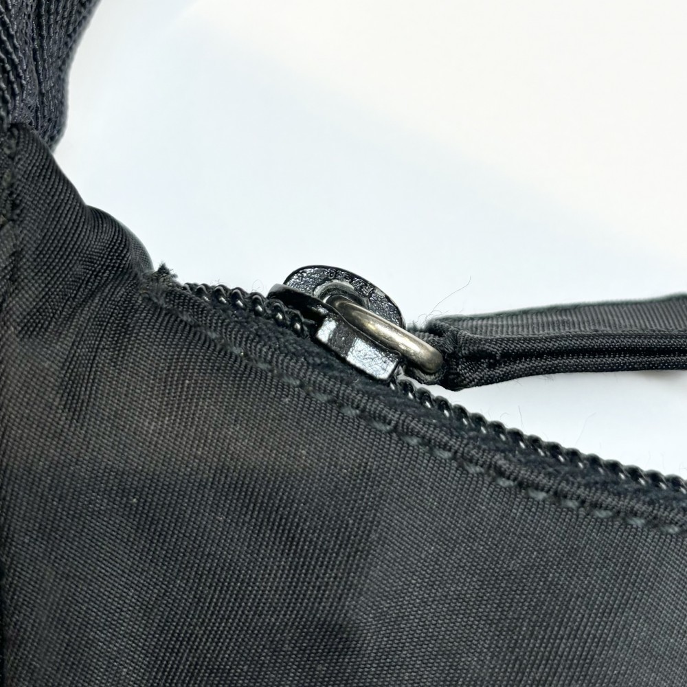 Prada Triangle Logo Mini Bag Accessory Pouch Nylo… - image 7